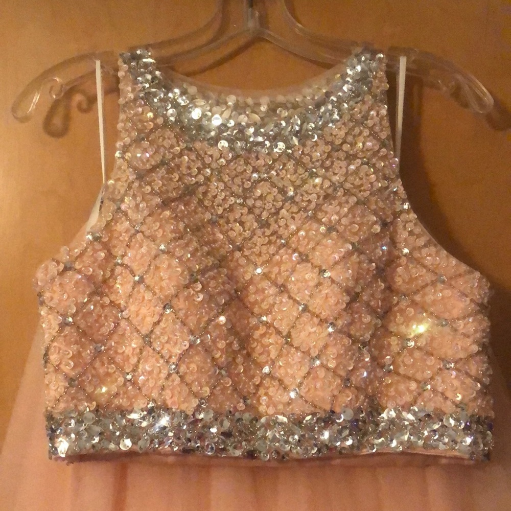 two piece prom dress or special occasion Dress - Picture 2 of 9